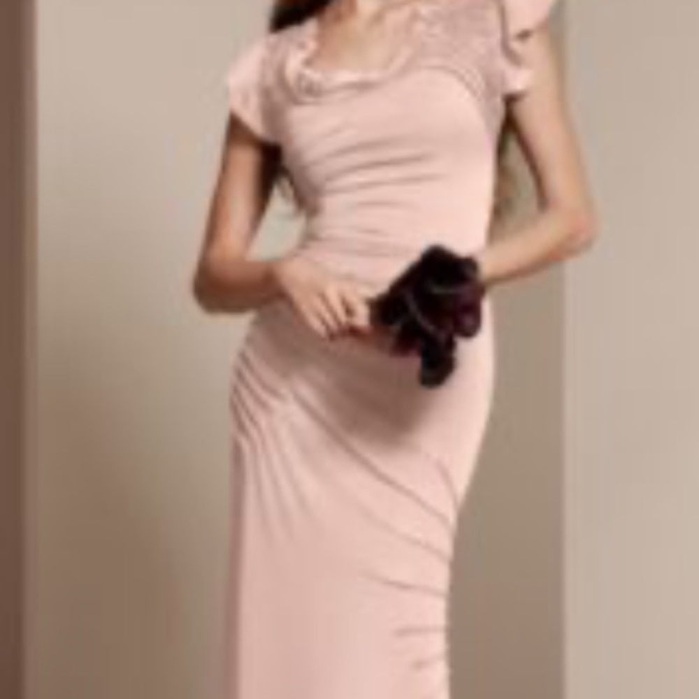 White by Vera Wang Blush Bridesmaid dresses